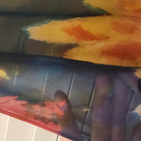 ABI Ferrin Poncho Top sz Small Multi colored - Picture 6 of 6